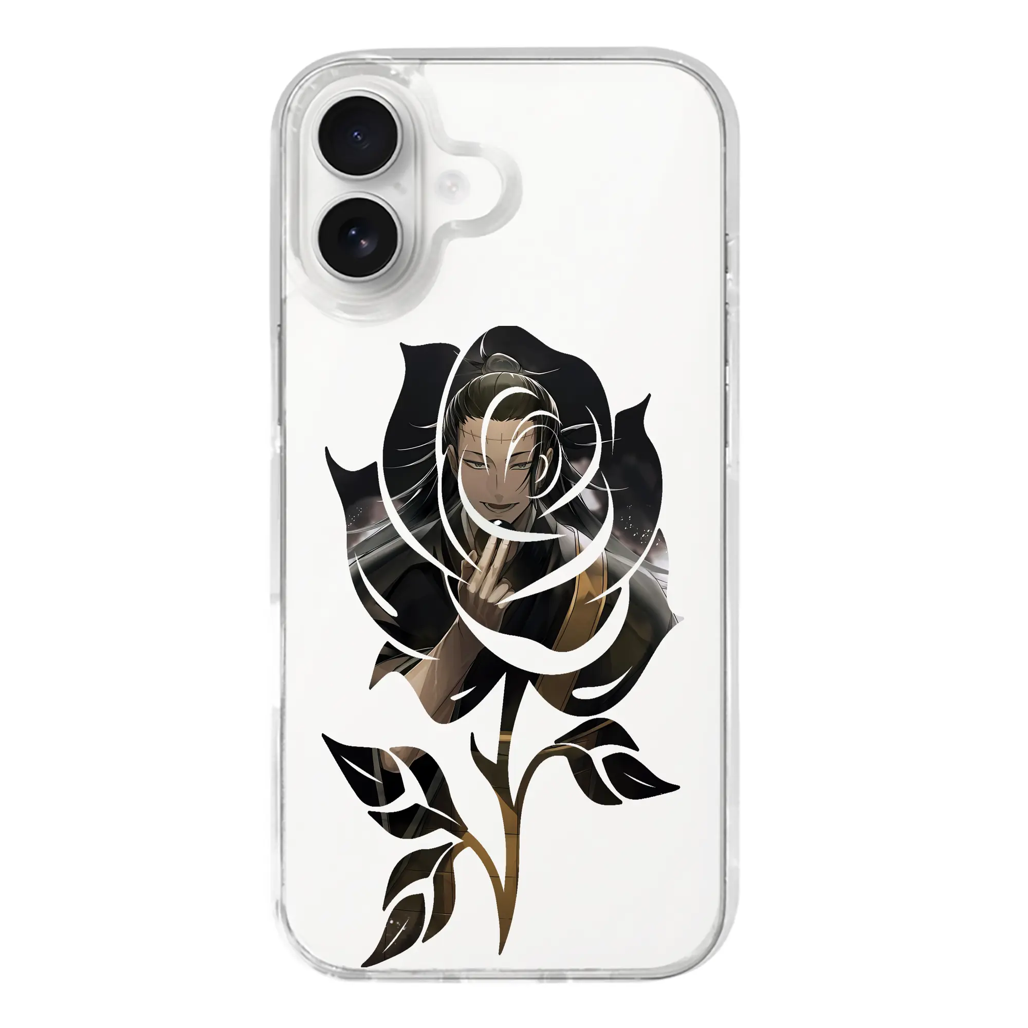 呪術廻戦 グッズ,夏油 傑 - iPhone 17シリーズ 透明スマホケース – 薄型・耐衝撃・精密フィット保護カバー